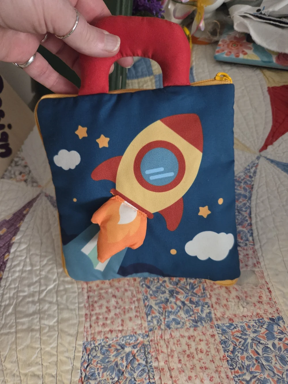 Vehicle Baby Toddler 3D Cloth Book Sensory Transportation Town Educational toy